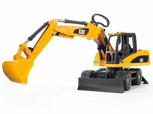 bruder 02445 - Cat Mobilbagger - 1:16 Baustelle Baufahrzeug Löffelbagger Arbeiter bworld Baumaschine Spielzeug bruder 02445 - Cat Mobilbagger - 1:16 Baustelle Baufahrzeug Löffelbagger Arbeiter bworld Baumaschine Spielzeug von bruder