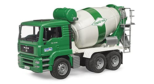 bruder 02739 - Man TGA Betonmischer - 1:16 Fahrzeuge, Betonmisch LKW, Lastwagen, Transporter, Mischwagen, Baufahrzeug von bruder