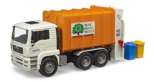 bruder 02772 - Man TGA Müll LKW Hecklader - 1:16 Fahrzeuge, Müllauto, Müllabfuhr, Müllwagen, Spielzeug ab 3 Jahre bruder 02772 - Man TGA Müll LKW Hecklader - 1:16 Fahrzeuge, Müllauto, Müllabfuhr, Müllwagen, Spielzeug ab 3 Jahre von bruder