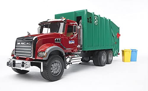 bruder 02812 - Mack Granite Müll LKW - 1:16 Müllabfuhr, Müllauto, Müllwagen, Müllmann, Abfallentsorgungsfahrzeug, Lastwagen, Laster, Spielzeug bruder 02812 - Mack Granite Müll LKW - 1:16 Müllabfuhr, Müllauto, Müllwagen, Müllmann, Abfallentsorgungsfahrzeug, Lastwagen, Laster, Spielzeug von bruder