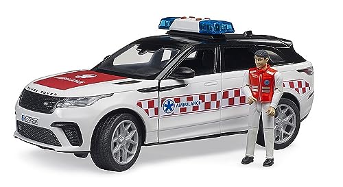 bruder 02885 - Range Rover Velar Notarztfahrzeug mit Fahrer und Light & Sound Modul - 1:16 Fahrzeuge, Einsatzwagen, Krankenwagen, Rettungswagen, Sanitäter, Ambulance, Einsatzfahrzeuge bruder 02885 - Range Rover Velar Notarztfahrzeug mit Fahrer und Light & Sound Modul - 1:16 Fahrzeuge, Einsatzwagen, Krankenwagen, Rettungswagen, Sanitäter, Ambulance, Einsatzfahrzeuge von bruder