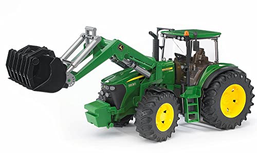 bruder 03051 - John Deere 7930 mit Frontlader - 1:16 Bauernhof Landwirtschaft Traktor Trecker Schlepper Bulldog bworld Spielzeug Fahrzeug von bruder