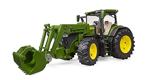 bruder 03151 - John Deere 7R 350 mit Frontlader - 1:16 Traktor, Bulldog, Schlepper, Trecker, Landwirtschaft, Bauernhof, Anhänger, Maschine, bworld, Spielzeug von bruder