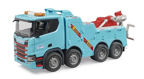 bruder 03553 - Scania Super 560R Berge- und Abschlepp-LKW mit Light & Sound Modul - 1:16 Fahrzeuge, Abschleppwagen, Abschlepper, Pannenhilfe, Transporter von bruder