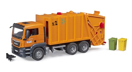 bruder 03760 - Man TGS Müll-LKW mit 2 Mülltonnen - 1:16 Fahrzeuge, Müllauto Spielzeug, Müllabfuhr, Müllwagen bruder 03760 - Man TGS Müll-LKW mit 2 Mülltonnen - 1:16 Fahrzeuge, Müllauto Spielzeug, Müllabfuhr, Müllwagen von bruder