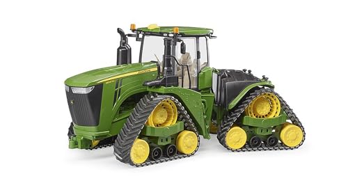 bruder 04055 - John Deere 9620X mit Raupenlaufwerk - 1:16 Bauernhof, Landwirtschaft, Feldarbeit, Traktor, Trecker, Schlepper, Bulldog, Kettenfahrzeug von bruder