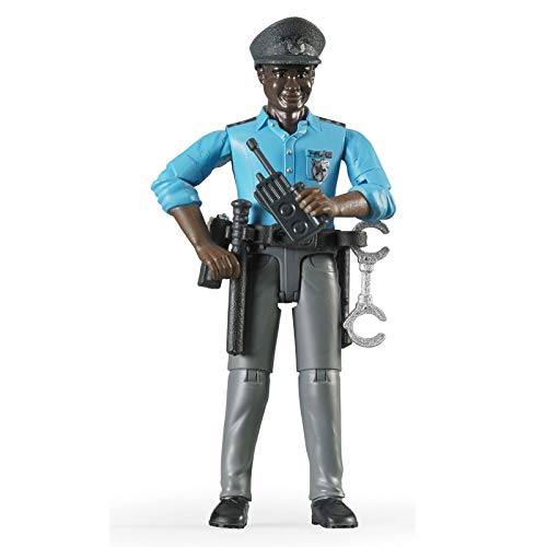 Bruder 60051 'Policeman - Dark Skin' Figure von bruder
