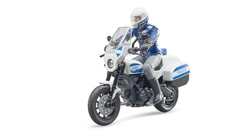 bruder 62731 - Bworld Scrambler Ducati Polizeimotorrad & Polizist - 1:16 Wachtmeister, Einsatzfahrzeug, Einsatzleitstelle, Polizeistation, Spielzeug bruder 62731 - Bworld Scrambler Ducati Polizeimotorrad & Polizist - 1:16 Wachtmeister, Einsatzfahrzeug, Einsatzleitstelle, Polizeistation, Spielzeug von bruder