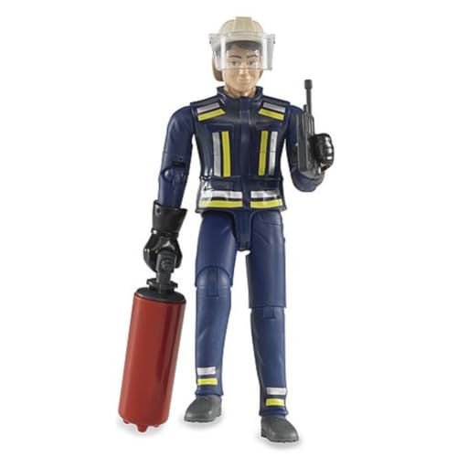 bruder Feuerwehrmann m. Helm, Handschuhe u. Zubehör/6010 von bruder