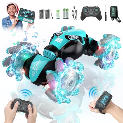 Ferngesteuertes Auto, 2.4GHz 360° Drehbares 4WD Handgesteuertes Auto, RC Auto mit Fernbedienung, Auto Kinder Spielzeug LED Licht Musik ab 4-10 Jahre, Weihnachten Geburtstags Geschenke Mädchen Junge Ferngesteuertes Auto, 2.4GHz 360° Drehbares 4WD Handgesteuertes Auto, RC Auto mit Fernbedienung, Auto Kinder Spielzeug LED Licht Musik ab 4-10 Jahre, Weihnachten Geburtstags Geschenke Mädchen Junge von Bubbacare