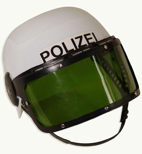 Markenlos Polizei-Einsatzhelm, bewegliches Visier, Gr. 58 cm Markenlos Polizei-Einsatzhelm, bewegliches Visier, Gr. 58 cm von FRIES