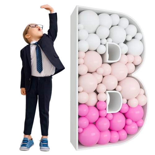 5,2 Zoll Riesiger Mosaik-Buchstabenrahmen für Luftballons, anpassbare Kt-Platte für Geburtstags- und Verlobungsfeiern, Blumenballon-Briefdekoration 5,2 Zoll Riesiger Mosaik-Buchstabenrahmen für Luftballons, anpassbare Kt-Platte für Geburtstags- und Verlobungsfeiern, Blumenballon-Briefdekoration von byepica