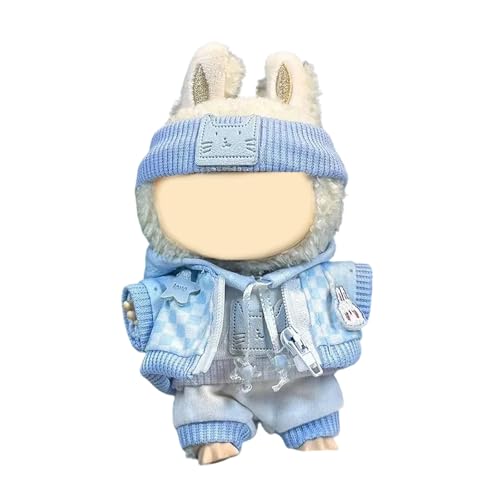 Bekleidung für 17cm Plüsch, Kleidung für 17cm Plush,Mini Kuscheltier Kleidung Outfit nur Bekleidungs zubehör,DIY Kinder Geschenke (Ohne Puppe) von cailiya