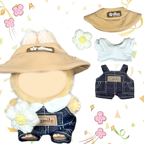 Bekleidung für 17cm Plüsch, Kleidung für 17cm Plush,Mini Kuscheltier Kleidung Outfit nur Bekleidungs zubehör,DIY Kinder Geschenke (Ohne Puppe) (b40855) von cailiya