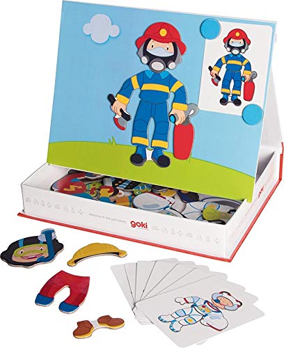 Magnetspiel Ankleiden Junge goki kreatives Spielzeug mit Palandi® Sticker von cama24com