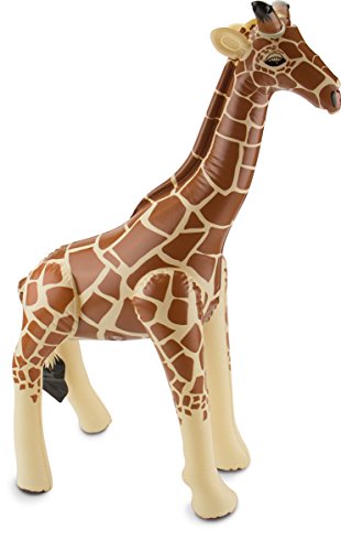 cama24com Aufblasbare Giraffe Safari-Dschungel-Motto-Party-Deko Aufblastier Palandi® von cama24com