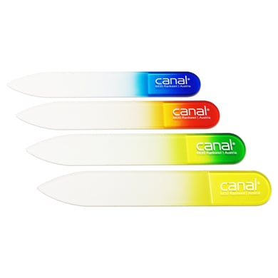 canal® Hartglasfeile farbiger Griff 8 cm von canal®