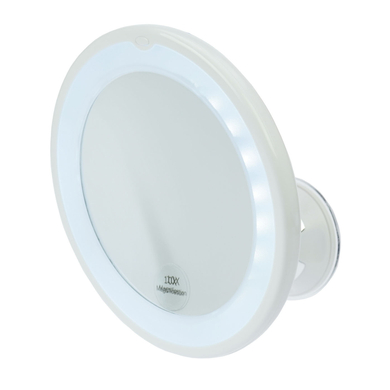 canal® Spiegel mit 10-fach Vergrößerung, LED Beleuchtung von canal®