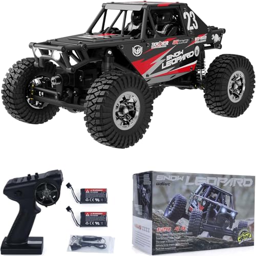 captainrc UdiRC UCX2405PRO 1:24 2.4G Allradantrieb RC Kletterauto drahtlose Fernbedienung Off-Road Fahrzeug RTR Modell Auto Spielzeug（Schwarz） von captainrc