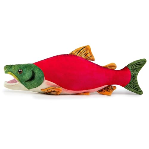 capybaraflying Red Salmon Fish Plüschtier,Simulation eines Salmon Fish,12cm/4in Weich,ausgestopfte Meerestiere-Spielzeugsammlung, lustiges Lernspielzeug für Kinder capybaraflying Red Salmon Fish Plüschtier,Simulation eines Salmon Fish,12cm/4in Weich,ausgestopfte Meerestiere-Spielzeugsammlung, lustiges Lernspielzeug für Kinder von capybaraflying