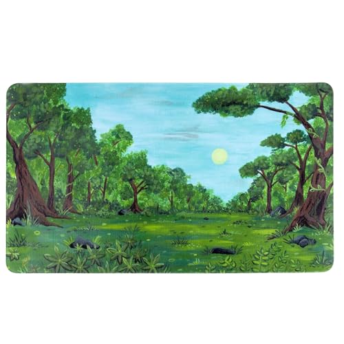 cardcosmos Premium Playmat „Forest Sunrise“ – Exklusive TCG Spielmatte mit handgemaltem Artwork – 3 mm gepolstert & rutschfest – Für Pokémon, Magic, Yu-Gi-Oh!, Flesh and Blood – 60×35 cm cardcosmos Premium Playmat „Forest Sunrise“ – Exklusive TCG Spielmatte mit handgemaltem Artwork – 3 mm gepolstert & rutschfest – Für Pokémon, Magic, Yu-Gi-Oh!, Flesh and Blood – 60×35 cm von cardcosmos