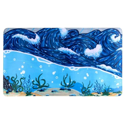 cardcosmos Premium Playmat „Rough Seas“ – Exklusive TCG Spielmatte mit handgemaltem Ozean-Artwork – 3 mm gepolstert & rutschfest – Für Pokémon, Magic: The Gathering, Yu-Gi-Oh! – 60×35 cm cardcosmos Premium Playmat „Rough Seas“ – Exklusive TCG Spielmatte mit handgemaltem Ozean-Artwork – 3 mm gepolstert & rutschfest – Für Pokémon, Magic: The Gathering, Yu-Gi-Oh! – 60×35 cm von cardcosmos