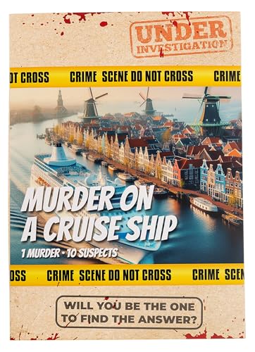 Detektivspiel Ungelöster Mystery-Mord - Cold Case Files Investigation Detective Clues/Beweise - Lösen Sie das Verbrechen - Für Einzelpersonen, Date-Nächte & Partygruppen (Mistery Game) von cardly