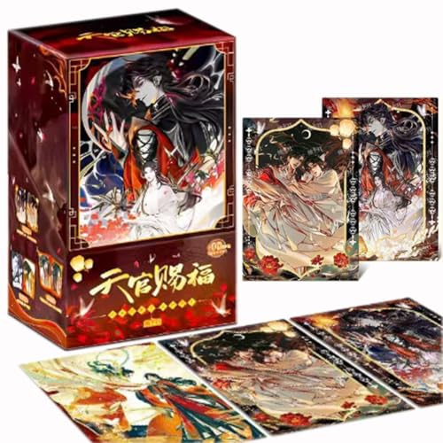 Heaven Officials Blessing，48 Pieces/Box，Heaven Officials Blessing Hardcover，Anime Character，Rare Cards，Collectible Card Suit Series (1-Box) von cardokey