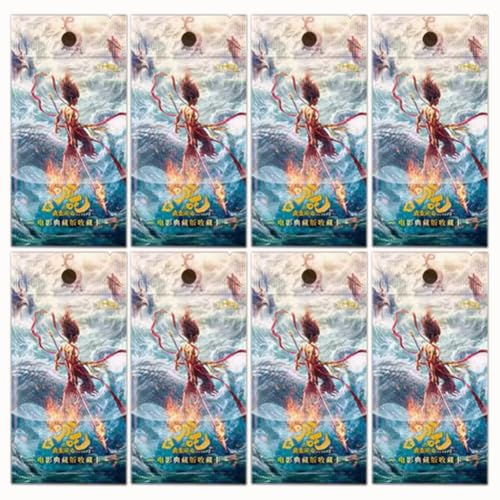 Nezha 2: The Devil Boy Conquers The Dragon King, 24 Sheet，Blu-ray Movie, Chinese Series, Hochwertige Collectible Cards, Rare Cards (8-Packs) von cardokey