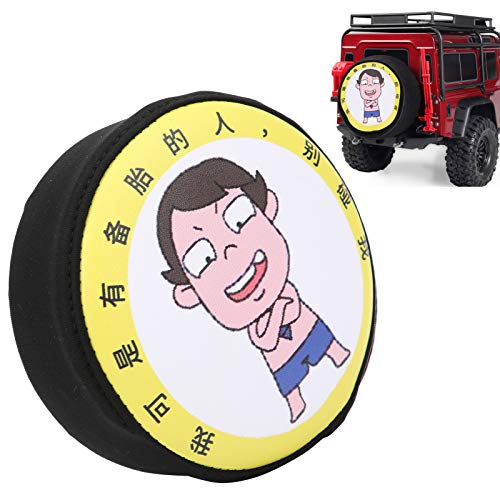 1/10 RC Ersatz Reifen Abdeckung, Universal PU Leder RC Ersatz Reifen Staub dicht Abdeckung Dekorieren Teile Stimmung Dekoration für traxxas tr x4 1/10 RC Raupen-LKW (B) von cardyven