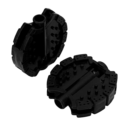 2PCS Kids Bike Pedale, Plastikersatz -Dreirad -Pedale Nicht -Slip -Fuß -Pedale für Kinderfahrräder Kinderwagen die meisten Kleinkindräder (Schwarz) von cardyven