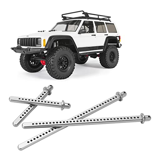 4pcs RC -Autoschalensäule, Aluminiumlegierung vorderer erweiterter Körper nach der Montierung Hülle RC -Karosserie -Posthalter RC Ersatzteile für axial SCX10 90046 1/10 von cardyven