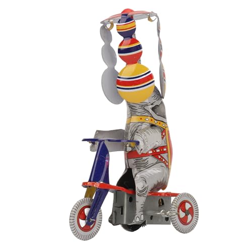 Elefant auf Dreiradzinnspielzeug, schallende Blech Elefant auf einem Fahrrad, Eisen -Vintage -Wind -Spielzeugnostalgie -Kollektion Kunst Ornament für Geburtstage, Partys, Elefant auf Dreiradzinnspielzeug, schallende Blech Elefant auf einem Fahrrad, Eisen -Vintage -Wind -Spielzeugnostalgie -Kollektion Kunst Ornament für Geburtstage, Partys, von cardyven