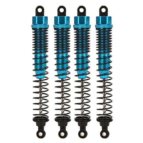 RC -Auto -Stoßdämpfer, CNC Universal vorderer Heck -RC -Stoßdämpfer Sehnungsbarer Metallschockstrümpfe 127 mm mit Federn für 4 SXC10 D90 1/10 RC -Auto von cardyven