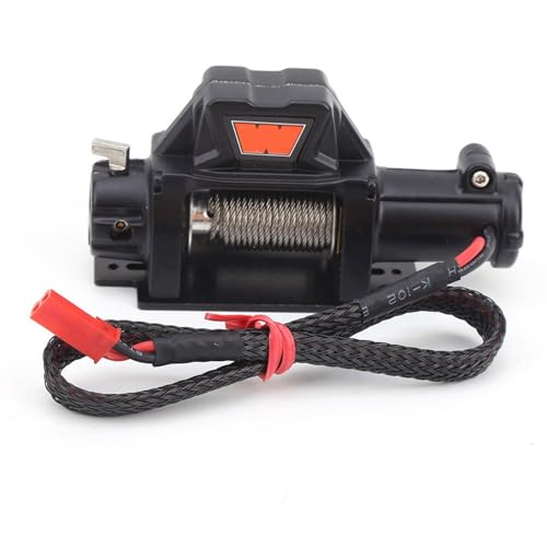RC Model Winch, Metal Automatic Winch Wireless Fernbedienungssystem mit Fernbedienungssteuerung für 4 D90 D110/Axial/SCX10 Crawler Car Model Accessoire von cardyven
