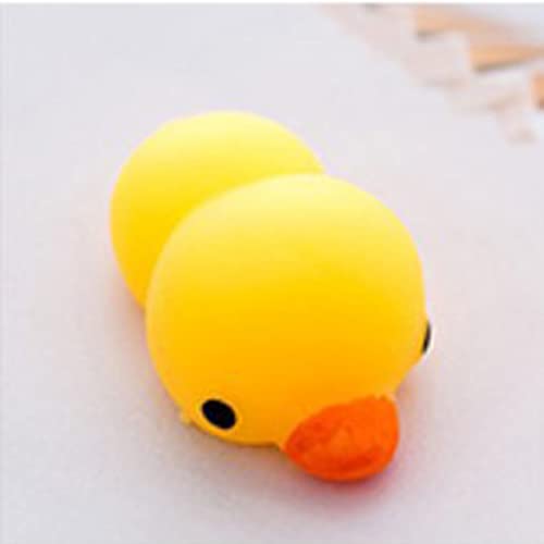 Squi Shies Fidget Squeeze -Spielzeug, niedliche tierische Teig -Squi Shies Squeeze Spielzeug, PVC -Stressabbau Tiere sensorisches Spielzeug für eine Dekoration in Raum, Büro, (Kleine Ente) von cardyven