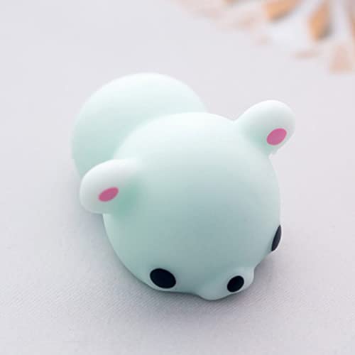 Squi Shies Fidget Squeeze -Spielzeug, niedliche tierische Teig -Squi Shies Squeeze Spielzeug, PVC -Stressabbau Tiere sensorisches Spielzeug für eine Dekoration in Raum, Büro, (Tragen) von cardyven