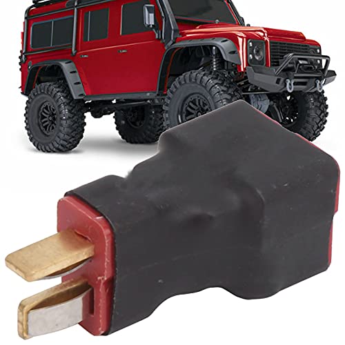 T -Stecker Paralleladapter, Stecker 1 männlich bis 2 weibliche Parallele Batterieadapter -Umrechnungsadapter für RC Lipo -Batteriesteuerteile von cardyven