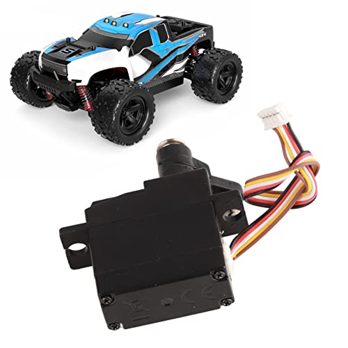 cardyven 1,5 kg RC-Lenkservo-Zahnrad, niedriges 5-Wire-Kunststoff-/Metall-Ersatzgetriebe mit 1/18 RC-Autos RC-Autos Schnelles Reaktion für HS 18301/18311 von cardyven