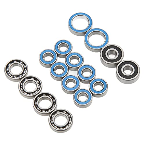 cardyven 16 Stück RC Achsen Lager, 4 Größen RC Metall Kugellager Front & Hinterachse Träger Kit Reibung geringe stabile praktische Teile für 1/10 Maßstab RC Raupen Auto cardyven 16 Stück RC Achsen Lager, 4 Größen RC Metall Kugellager Front & Hinterachse Träger Kit Reibung geringe stabile praktische Teile für 1/10 Maßstab RC Raupen Auto von cardyven