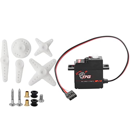 cardyven 17G Digitales Servo, S0017P Kunststoff Zahnrad High Drehmoment RC Servo Motor 1,8 kg Metallgetriebe Digitales Servo für 1/18 RC Hochgeschwindigkeitsauto -Flugzeug -Roboter DIY cardyven 17G Digitales Servo, S0017P Kunststoff Zahnrad High Drehmoment RC Servo Motor 1,8 kg Metallgetriebe Digitales Servo für 1/18 RC Hochgeschwindigkeitsauto -Flugzeug -Roboter DIY von cardyven