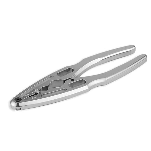 cardyven 1PC RC Shock Absor ber Pliers,Universal RC Shock Clamp Aluminum Alloy Multifunction Crawler Shocks RC Rod Ends Disassemble Tools for Remote Control Car,15×4cm / 5.91×1.57in von cardyven