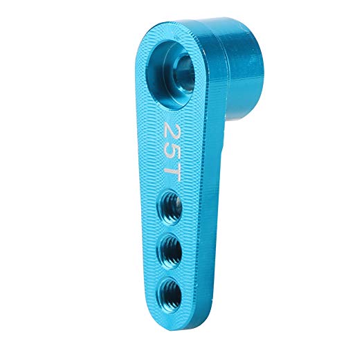 cardyven 28,5 mm 25 t RC Halbarmhorn, Aluminiumlegierung RC Lenkung Servo Halbarmhorn für HSP RC -Auto Halb- oder Einzelarmhorn -Teilestange (Blau) von cardyven