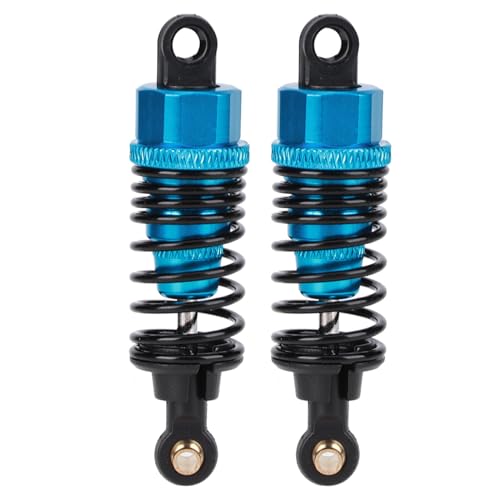 cardyven 2pcs Metallschockdämpfer, RC -Auto vorne Heck -Stoßdämpfer Ersatzteile Legierung Legierung Dämpfer Montage Set -Zubehör für 1:10 RC -Auto, blau (65 mm) von cardyven