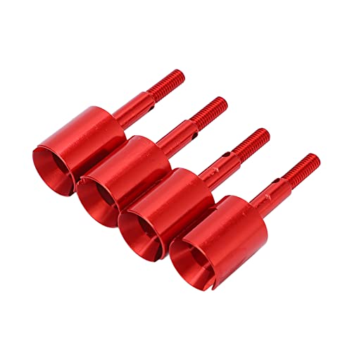 cardyven 4pcs RC Differo Tasse, Differentialgelenk Aluminium Stub Rad Achse Tasse vorne und hinteres Getriebe -Gelenk -Bup -Aufstieg Teil RC -Auto -Ersatzteile für TT02 1/10 RC Fahrzeug (Rot) von cardyven