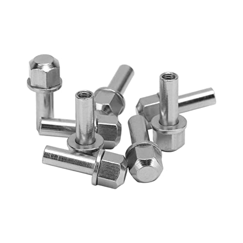 cardyven 8 PCs RC Rad Hub -Strecke Stahl aus Stahl Hochfestigkeit HEX RC Rad Hub -Verlängerungsadapter für Axial SCX10 (25mm) von cardyven