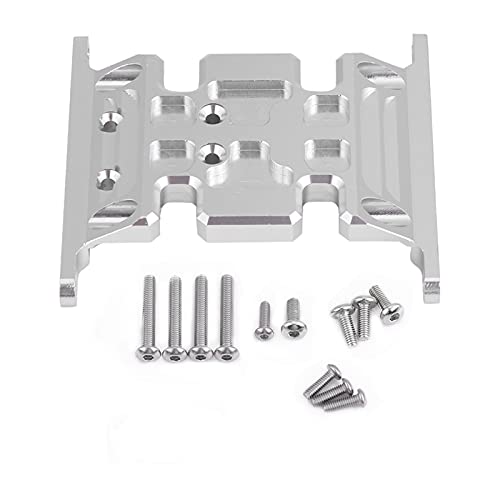 cardyven Aluminium -Getriebe -Skid -Plattenhalterung, RC -Getriebehalterhalter Zubehör Teil CNC -Skid -Getriebeplatte für SCX10 / SCX10 II RC Crawler Car von cardyven