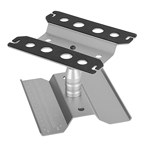 cardyven Aluminium RC Auto Arbeitsständer, RC -Lift niedrigere einstellbare Workstation Mini Auto Arbeitsständer Reparatur Workstation 360 Grad Rotation für 1/8 1/10 RC Model Car Car (Du färbte) von cardyven