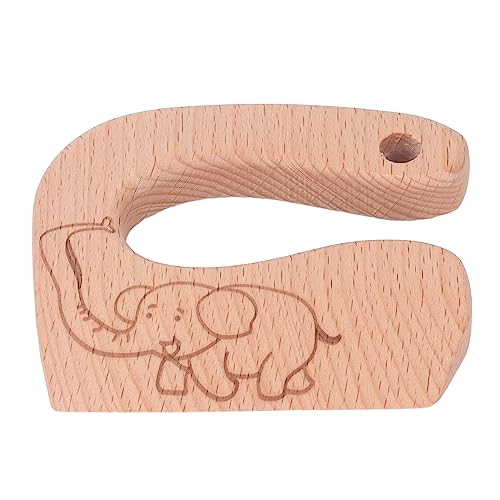 cardyven Hölzernes Kinder Messer, Brot häcksler, Küchen schneiden Kochs pielzeug zum Kochen von Gemüse Obst in der Küche (Typ b) von cardyven