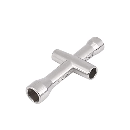 cardyven Kreuzschlüssel, Fernbedienungsmodell Crawler Tool Metall Metallkreuzschlüssel Wartungstool Zubehör 4/5/ 5.5/ 7mm Kreuzschlüsselhülle für RC Model Car Truck Bu ggy cardyven Kreuzschlüssel, Fernbedienungsmodell Crawler Tool Metall Metallkreuzschlüssel Wartungstool Zubehör 4/5/ 5.5/ 7mm Kreuzschlüsselhülle für RC Model Car Truck Bu ggy von cardyven